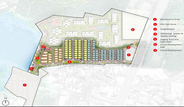 Master Plan for Bellagio at The Prestige City Hyderabad