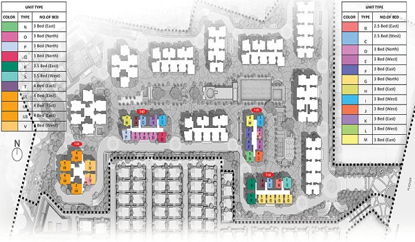 Master Plan for The Prestige City Hyderabad Apartments